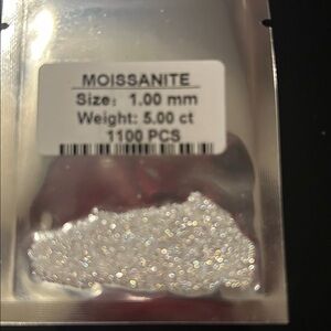Moissanite Gemstones 1.00 mm. 5ct